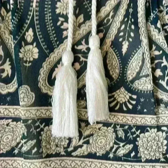 Anthropologie Skies are Blue boho print flowy peasant bell sleeve top - Picture 5 of 7